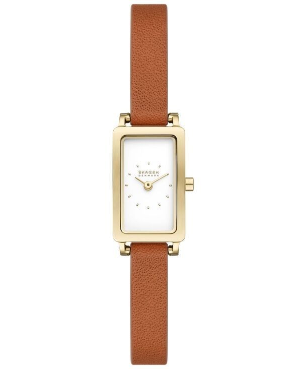 Skagen women’s accessory wristwatch leather Skagen Womens Hagen Micro Two Hand B
