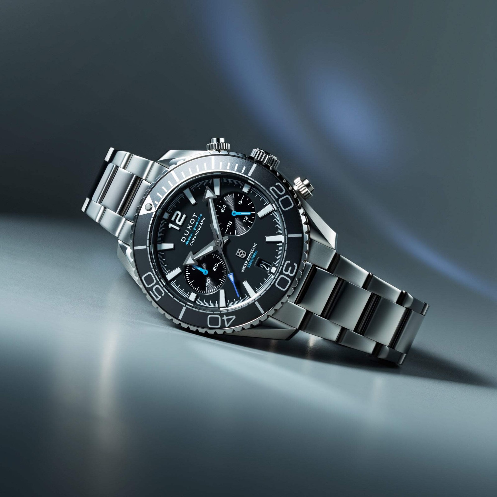 Tiburon Chronograph Grey / Stainless Steel | Grey Dial Wristwatch DX-2062-11