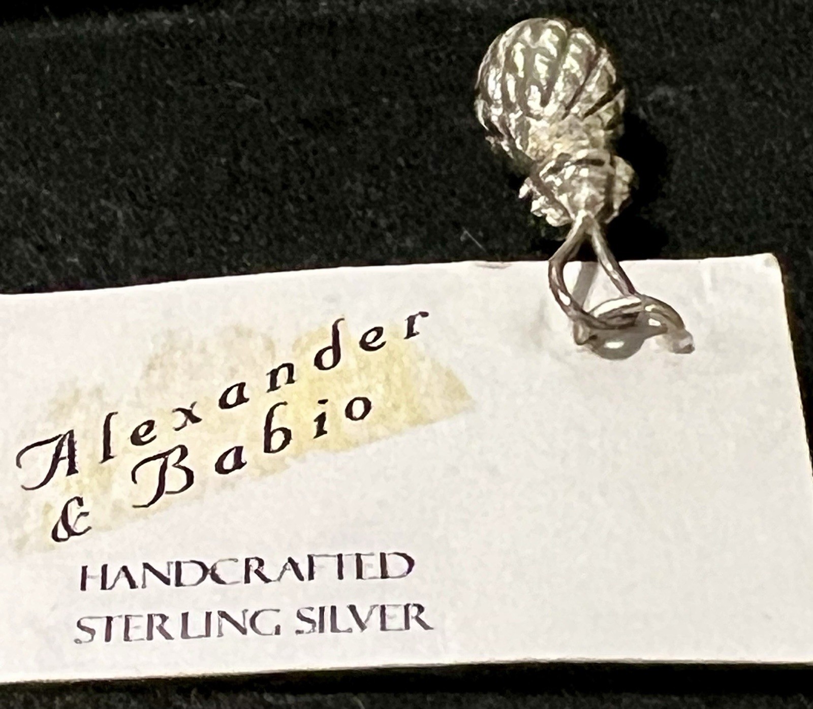 925 Sterling 1″ Pineapple Pendant Charm ALEXANDER & BABIO Charleston, SC
