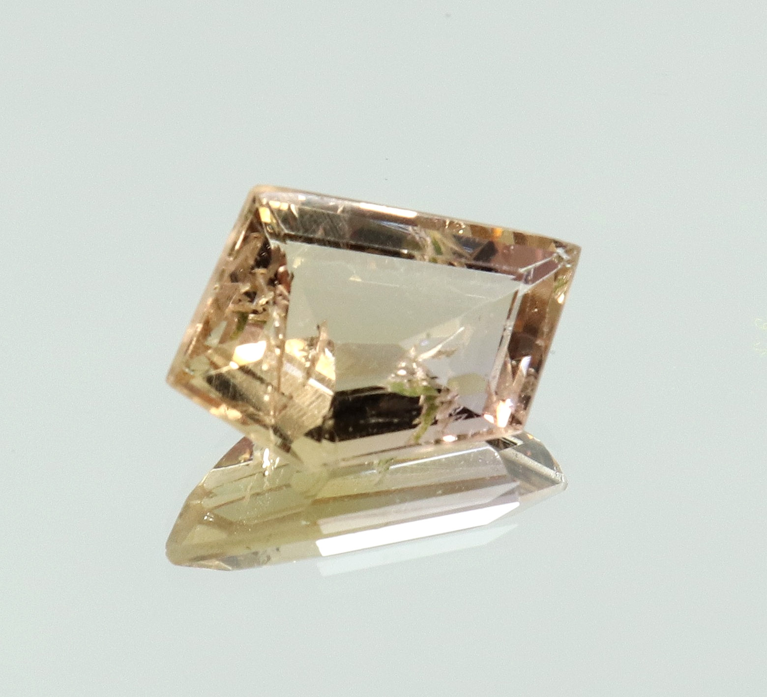 Natural Bolivia Ametrine Bi-Color 6.45 Ct Untreated Certified Loose Gemstone