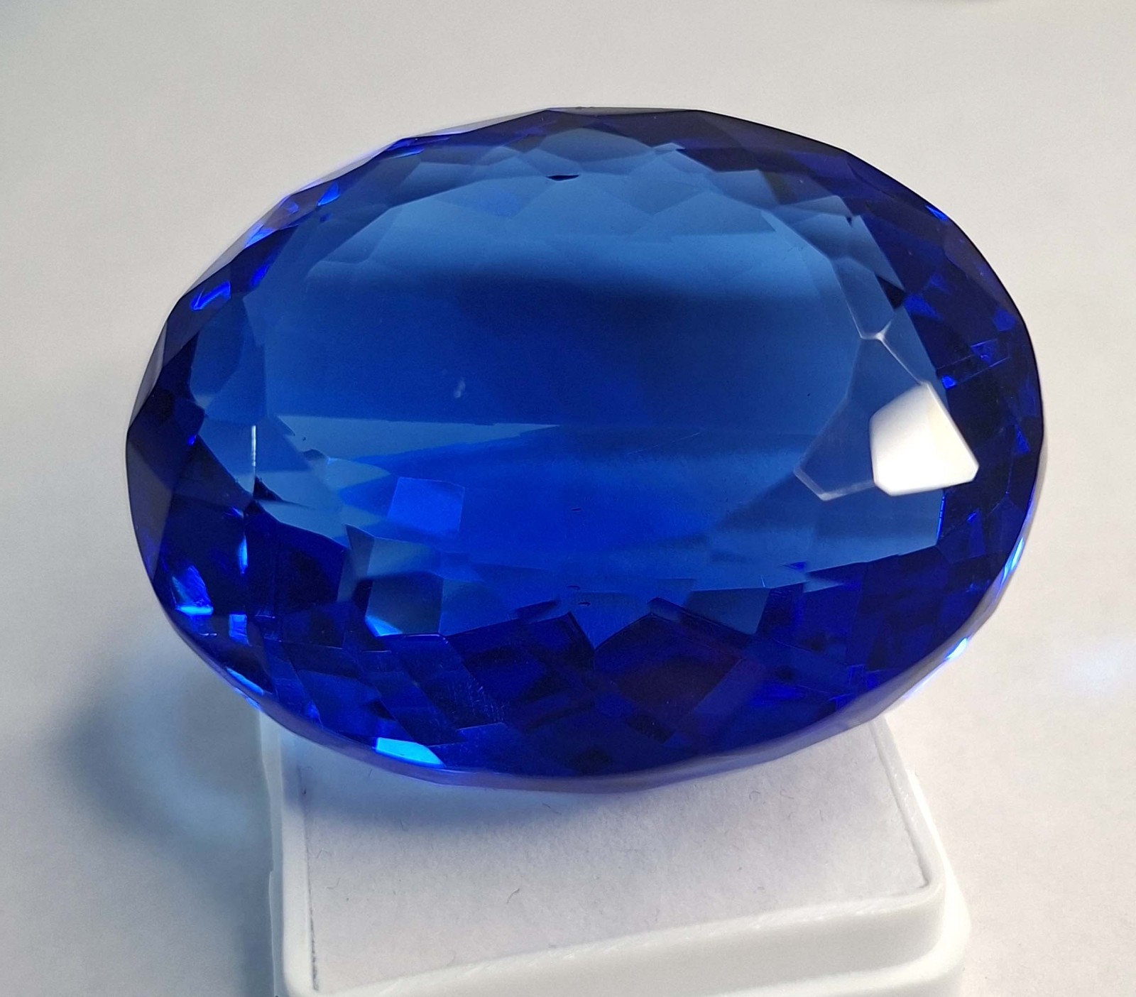 Tanzanite Blue Oval Cut 166-168 Ct Natural Certified Loose Gemstone RK1114