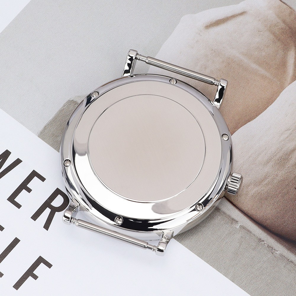 Sapphire Diver Watch Case 40mm Polished 316 Steel 10ATM For Miyota 9015 Movement