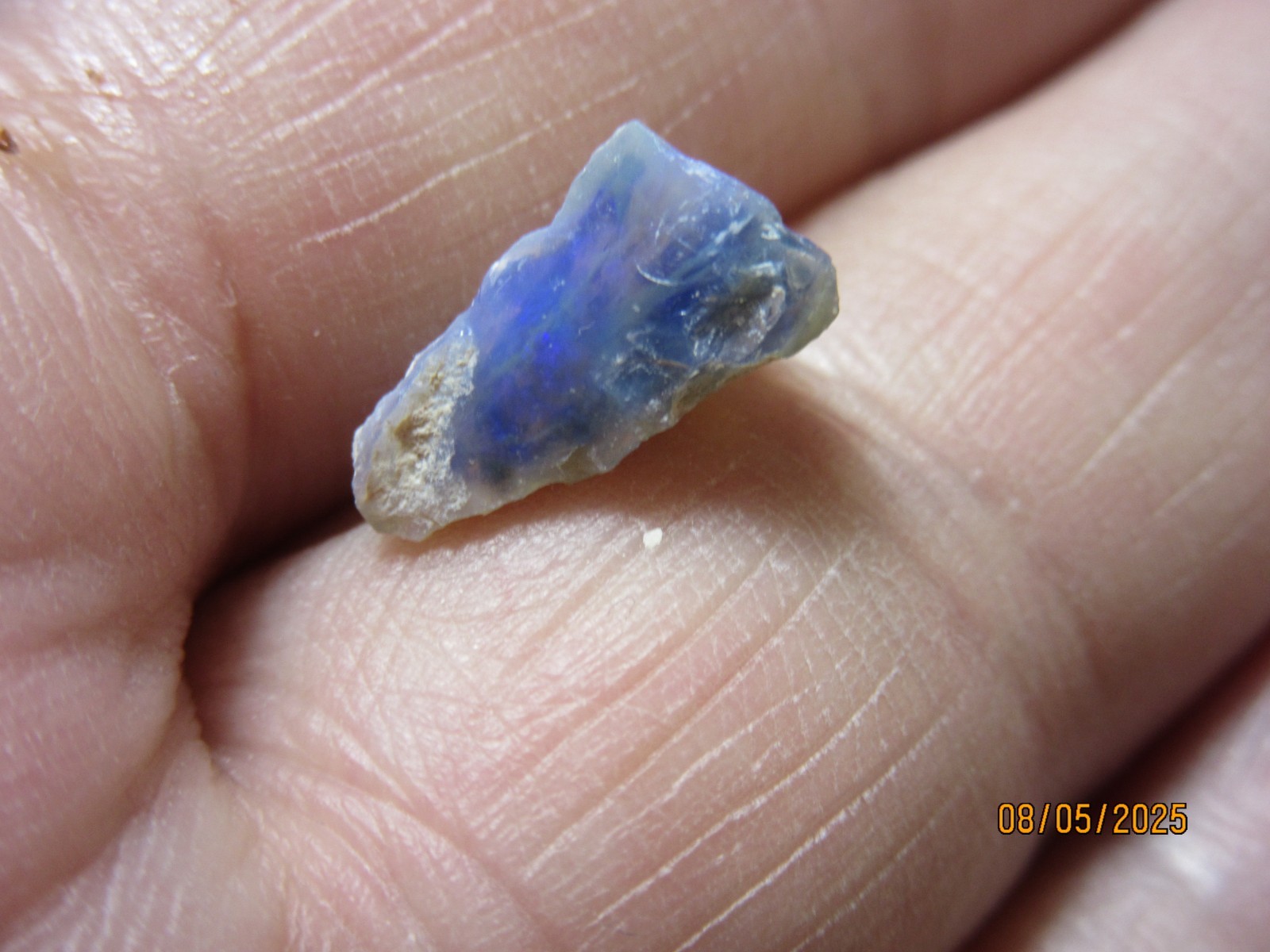 2 Pieces Australian Lightning Ridge Opal 7/16″ Rough Collectible TPALROR-1