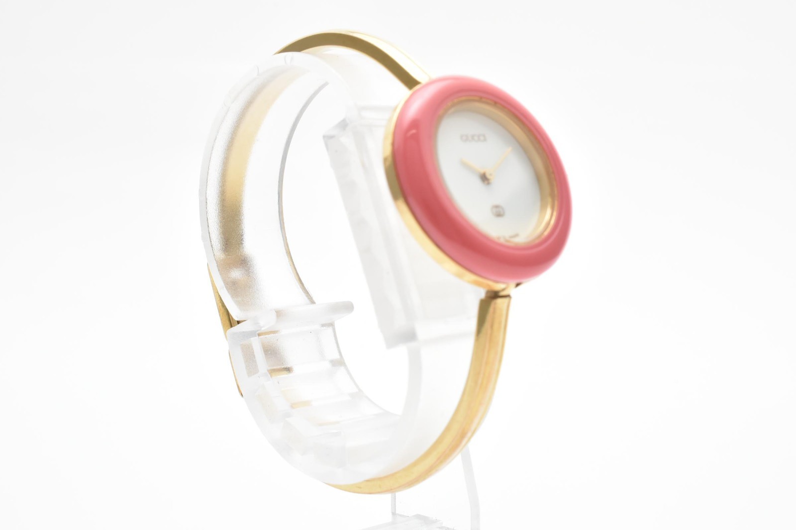 GUCCI Change Bezel 11/12.2 1100L Gold Vintage Quartz Woman’s Watch with Box