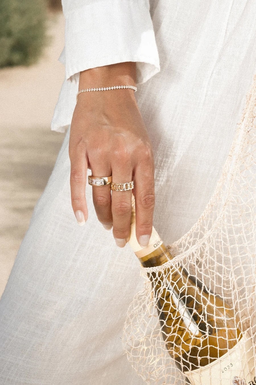 Child of Wild The Gaudy Ring Gold statement cocktail Unisex ring crystal Ring
