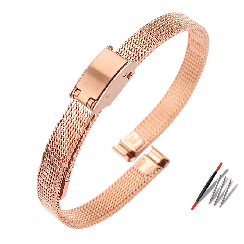 Milanese Stainless Steel Watch Band 6mm 8mm 10mm 12mm 14mm