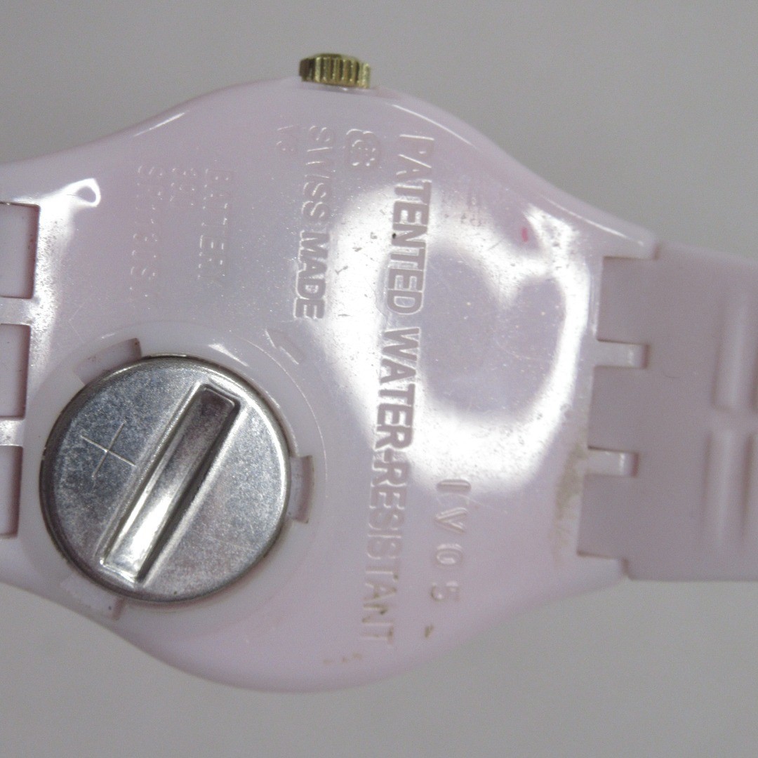 Women’s Swatch Pink Wristwatch Swiss Made Boxed *SPARES/REPAIRS* | Preloved