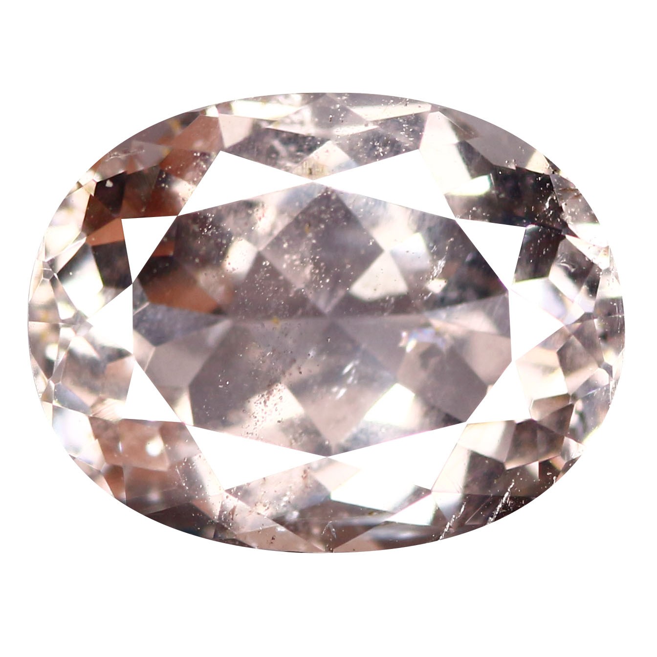 2.82 Ct Impressive Perfect Oval 10.1 x 7.8 MM Pink Brazil Natural Morganite