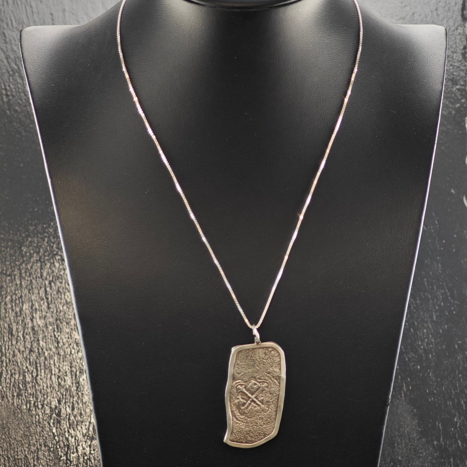 1700 Atocha Shipwreck Coin Pendant Sterling Silver