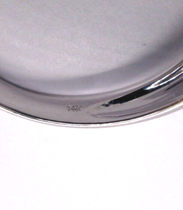 14K White Gold Diamond Wedding Band Diamond=1.00 Carats F-SI1 Value=$5,750