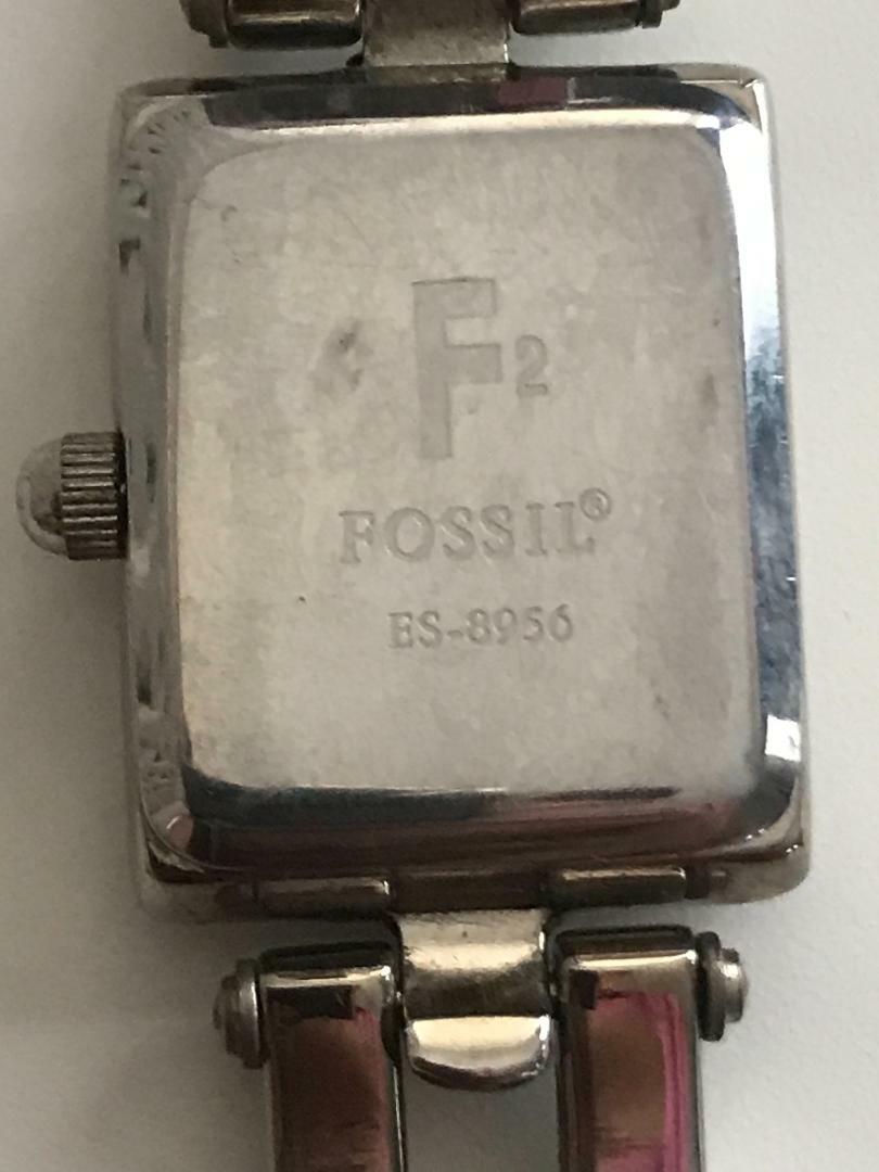 Women’s Delicate Stainless Steel FOSSIL ES 8956 Watch, NEW BATTERY