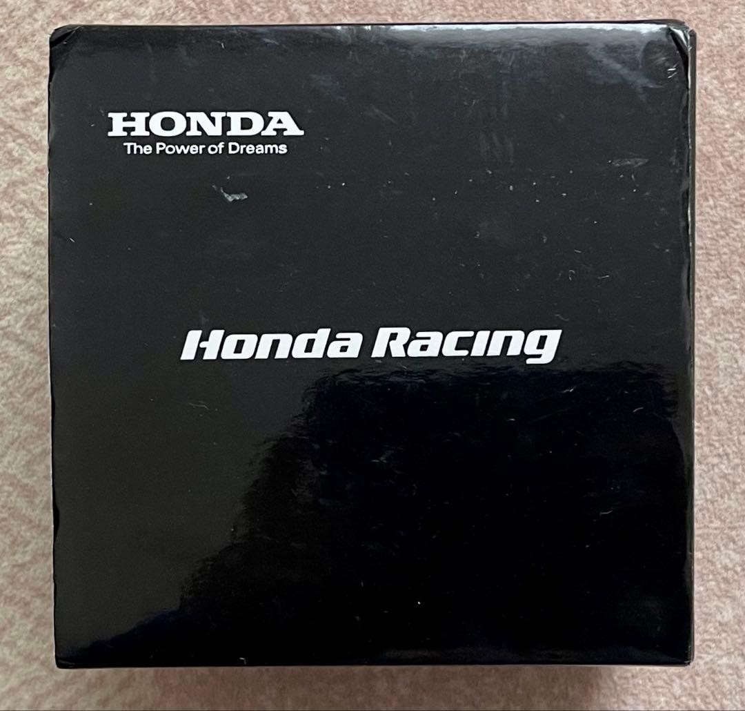 HONDA Racing Chronograph Mens Watch Black Dial Stainless Steel Battery Replaced