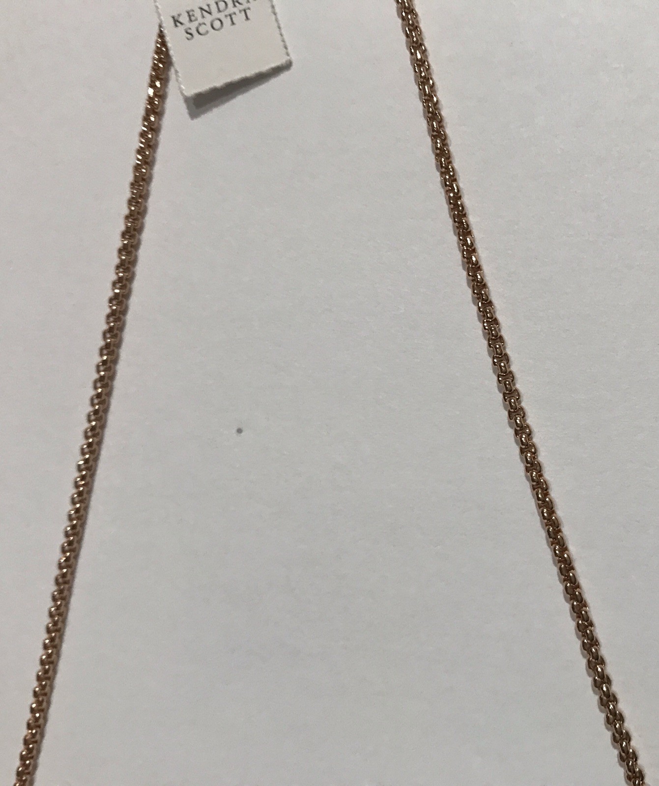Kendra Scott Scottie Rose Goldtone Adjustable Necklace NWT & Box
