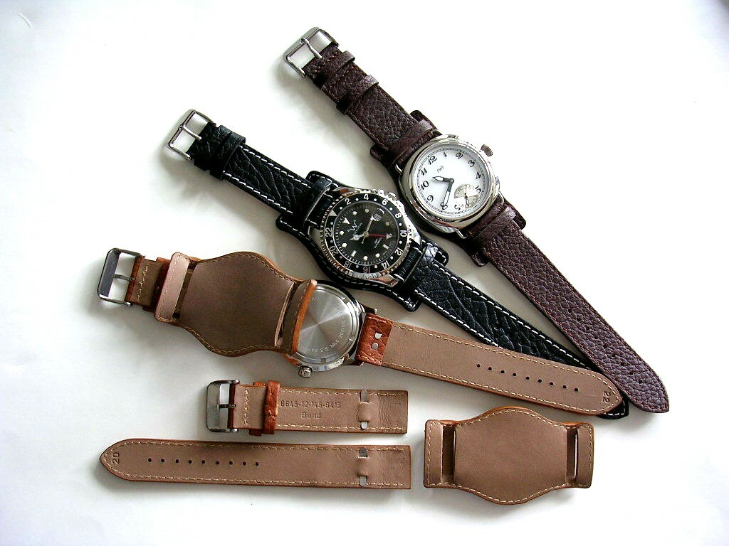 Buffalo Bund Open End Flieger German Pilot watch band Military strap IW SUISSE