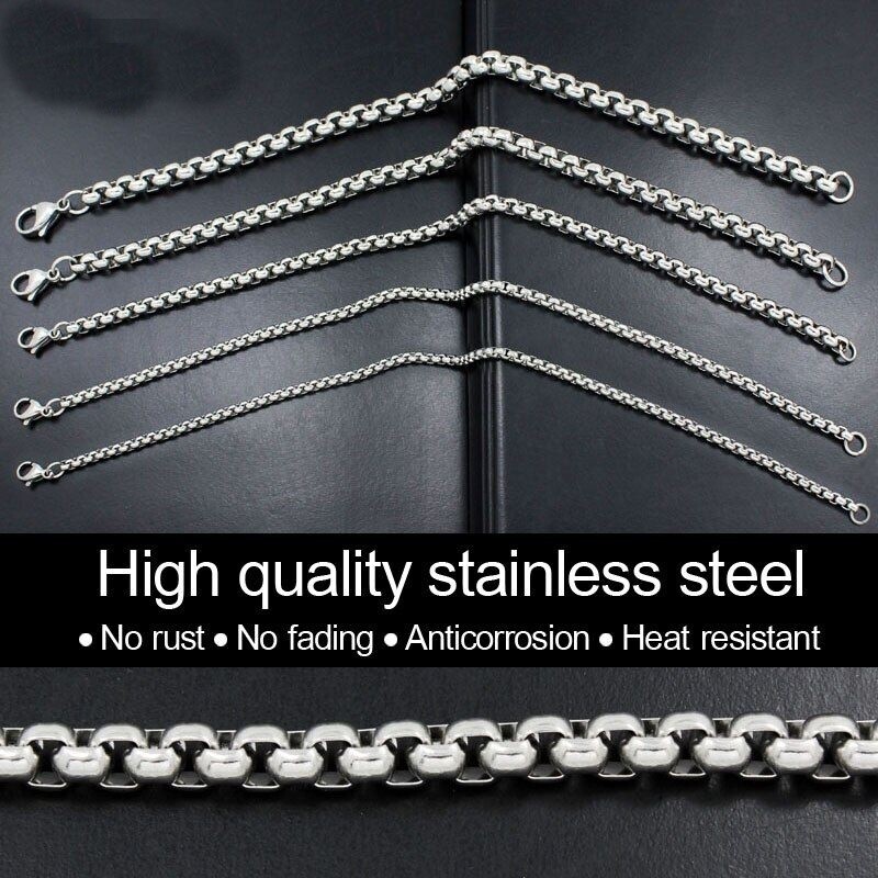 Fashion Stainless Steel Bracelet Metal Link Chains Bracelets Women’s Jewelry 1pc
