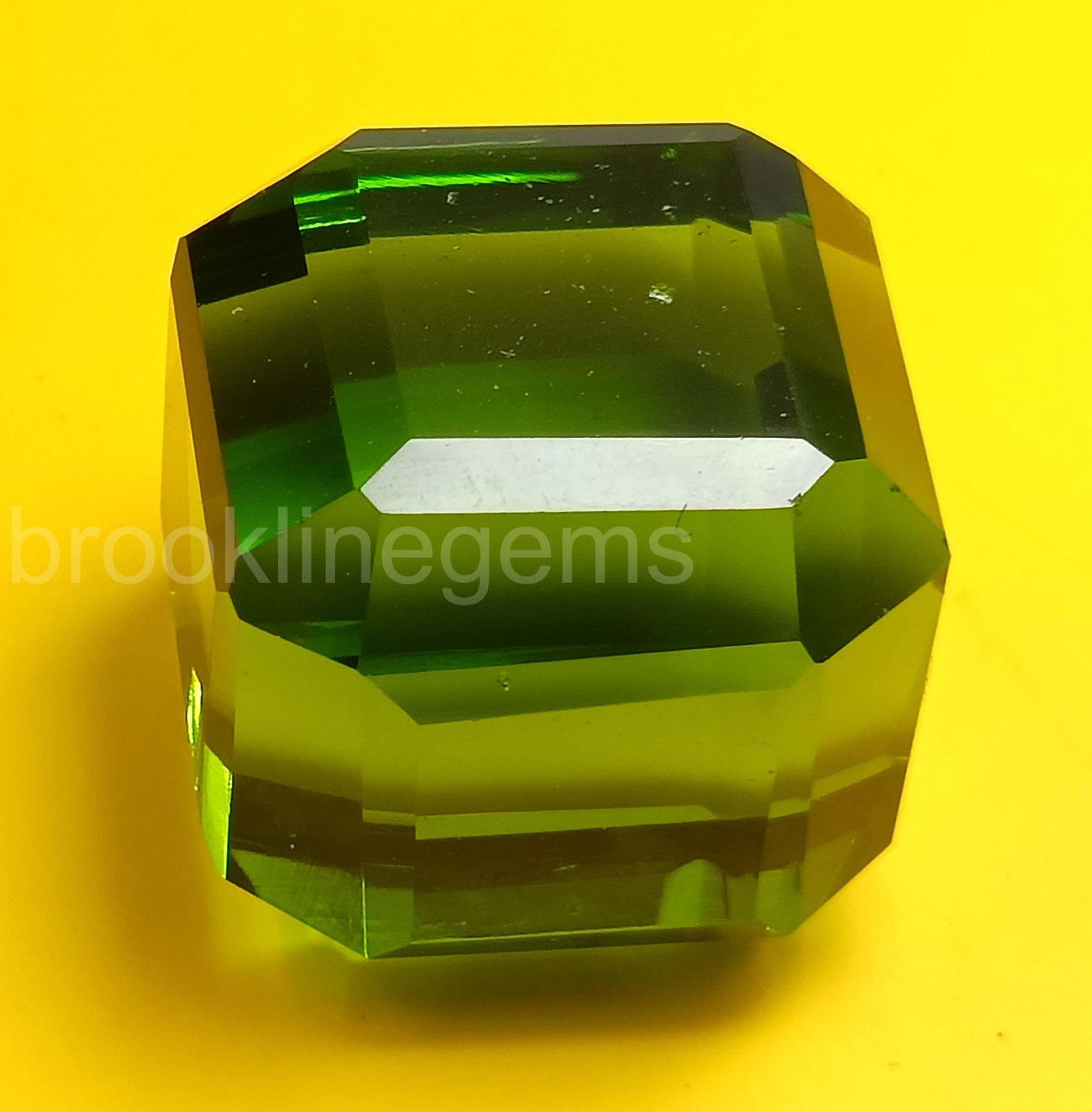 EGL Certified 56.60 Carat Emerald | Cube Cut | Natural Green | Loose Gem 5ARQ