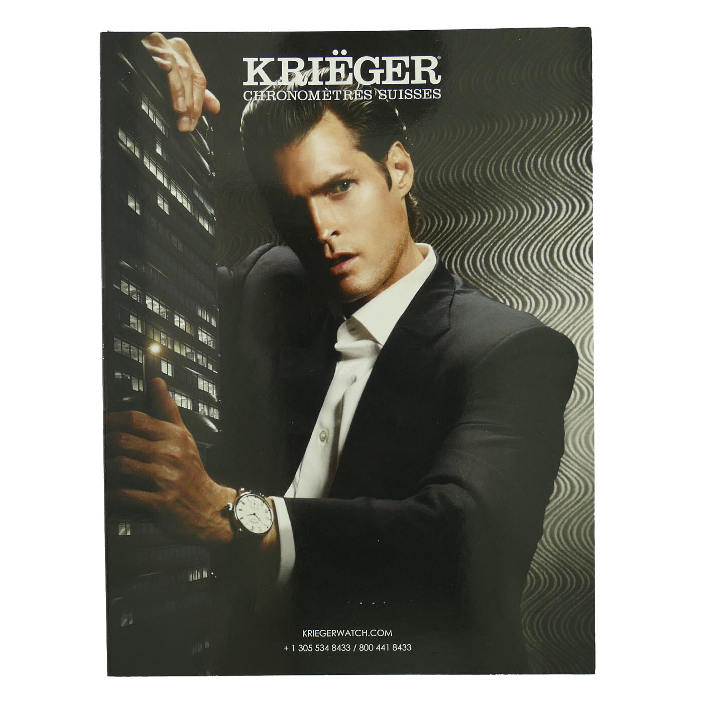 KRIEGER CHRONOMETRES SUISSES WATCH COLLECTION 5-FOLD CATALOG
