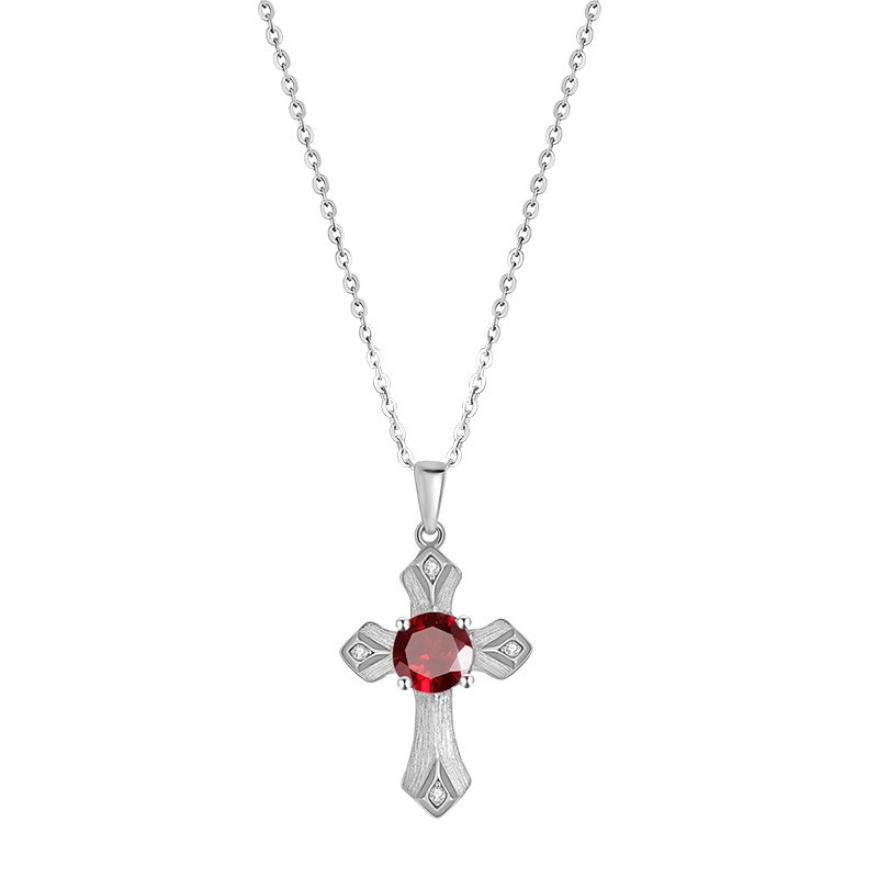 Cross Necklace for Women Girls 925 Sterling Silver Necklace Birthday Gifts