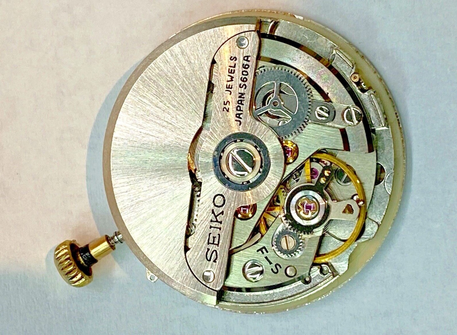 Wrist Man Watch 25 Jewels Manual Automatic SEIKO 5606–7010 Vintage Japan Made