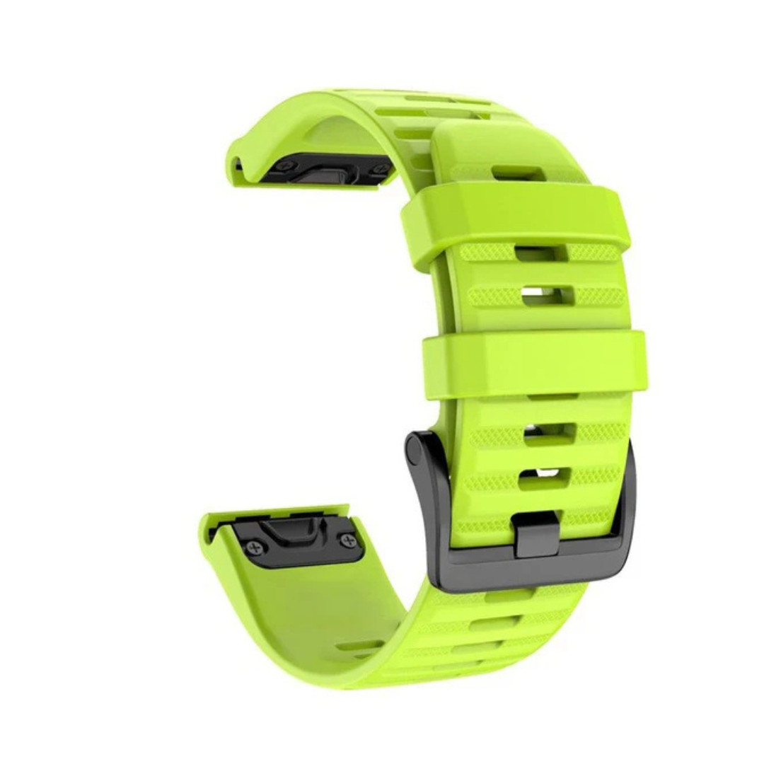For Garmin Fenix 3 5X 6 Pro 6X 7 7X Sapphire Quickfit Silicone Watch Band Strap