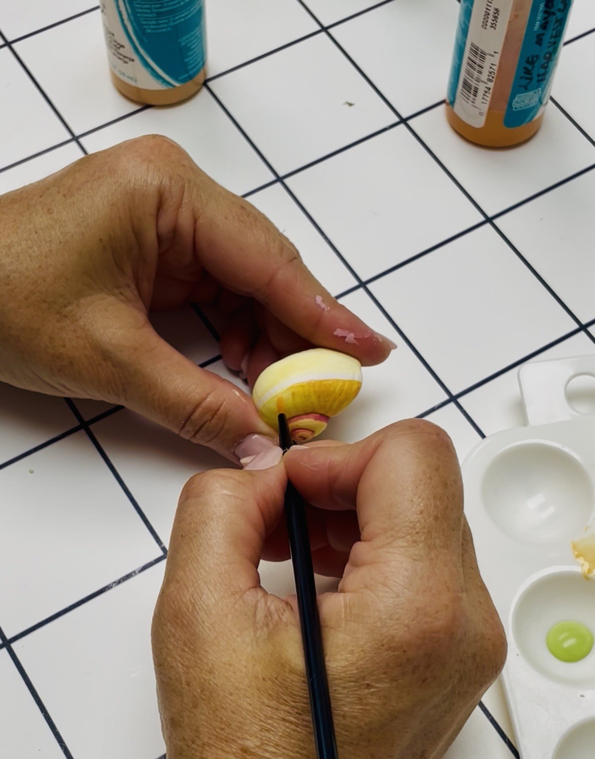 Handmade Ceramic Pendant Jewelry. Unique piece. Reef