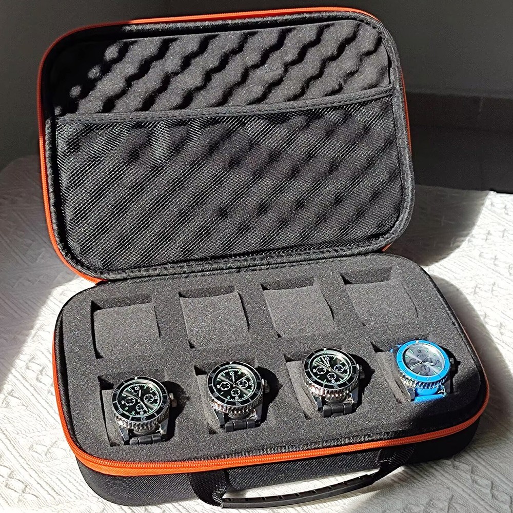 Watch Bag 8Slot Watches Storage Box Shock Protection Wristwatch Display Case