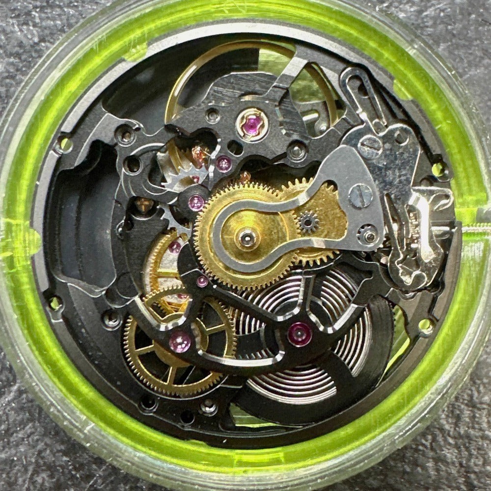China Made Hollow Black 2824 Automatic Mechanical Movement 3 Hands No Calendar
