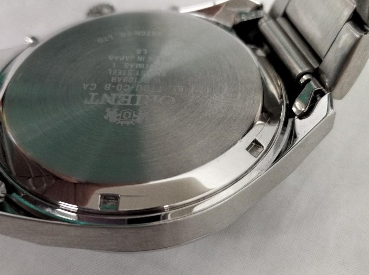 Orient Chronograph Quartz Watch Wrist 19cm/7.5in