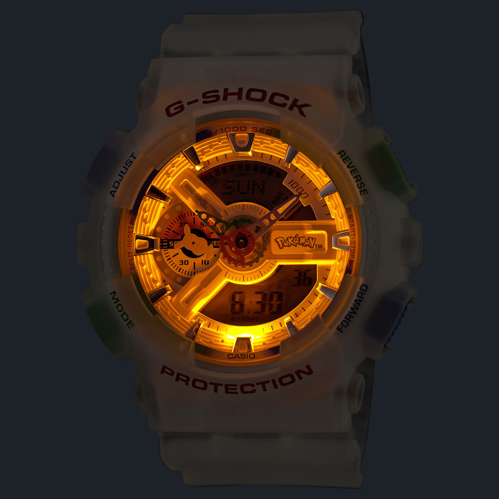 Casio G-SHOCK × Pokémon 30th Anniversary — Limited Edition — NEW — GA-110PKM-7A