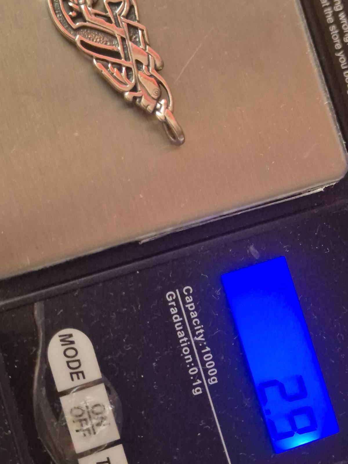 Ortak Celtic Zoomorphic Sterling Silver Pendant Only Malcolm Gray