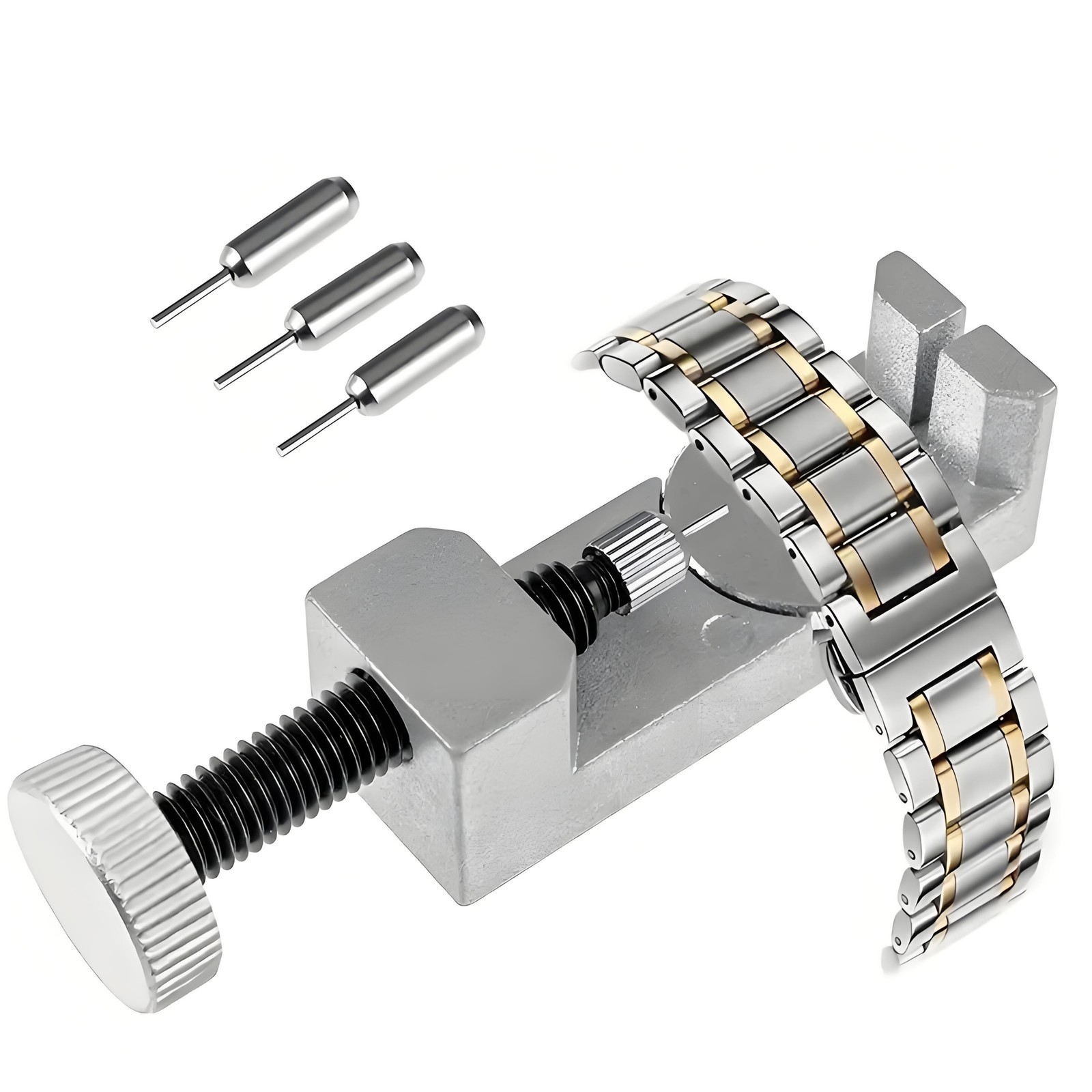 Steel Adjustable Watch Band Strap Bracelet Link Pin Remover Repair Tool Kit US