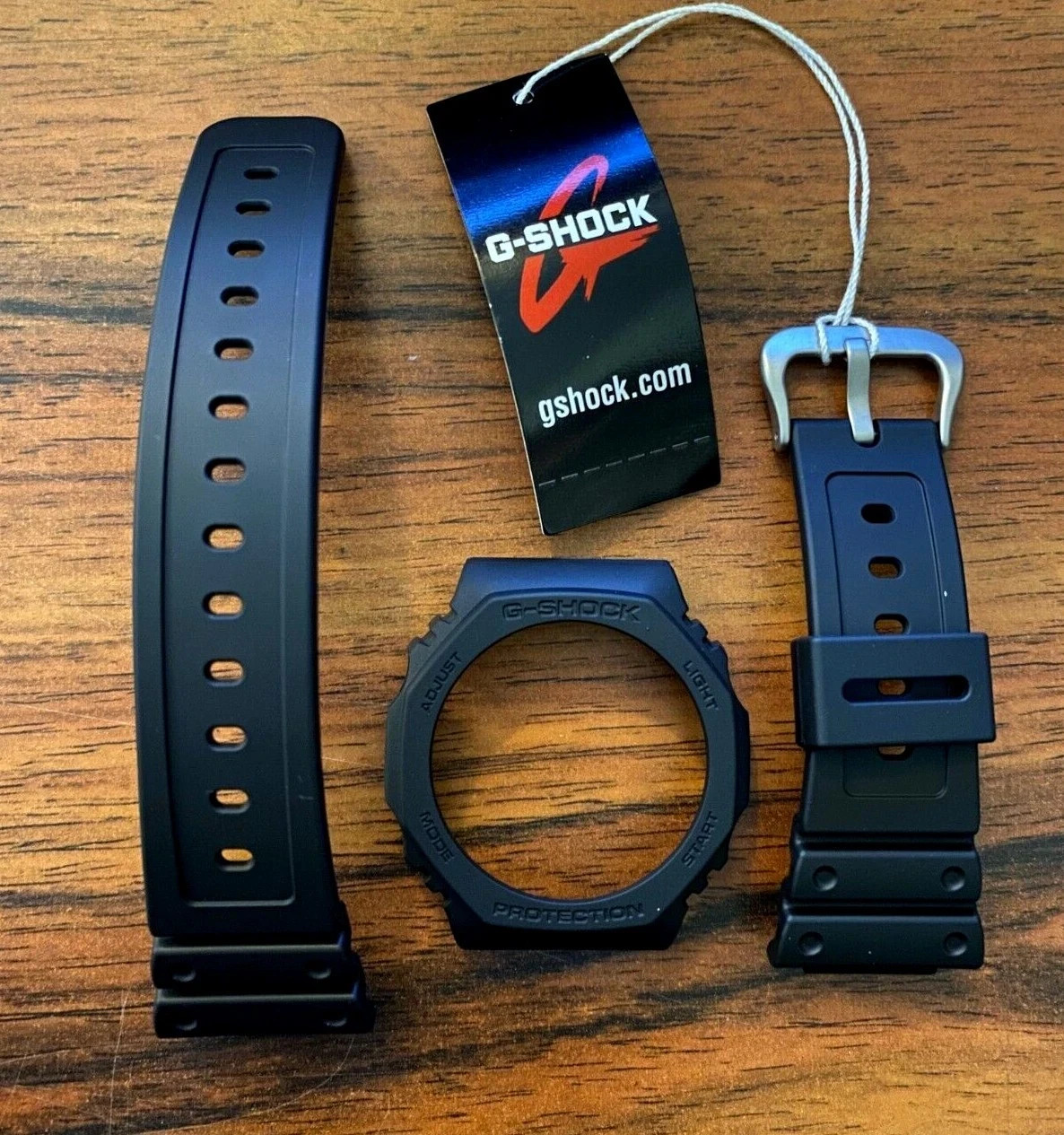 100% ORIGINAL Casio G-Shock New GA2100 Band Bezel Replacement Casioak Black/slvr
