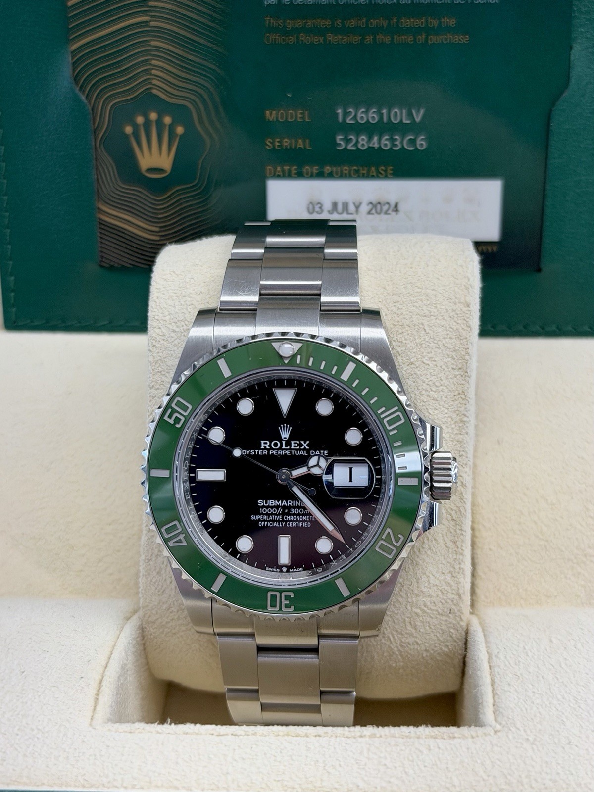 2024 Rolex Submariner “Starbucks” 40mm Automatic Watch 126610LV