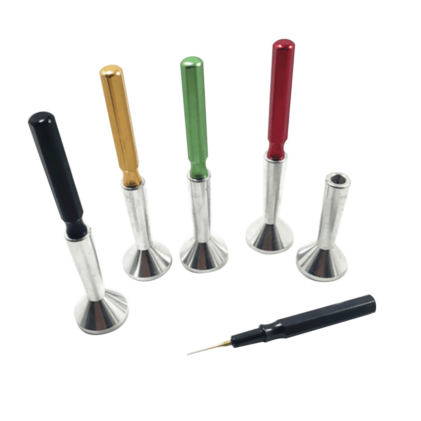 5 IN 1 Professional Oiler Pen Needle Metal Tip With Dust Cap Watch Repair Tool