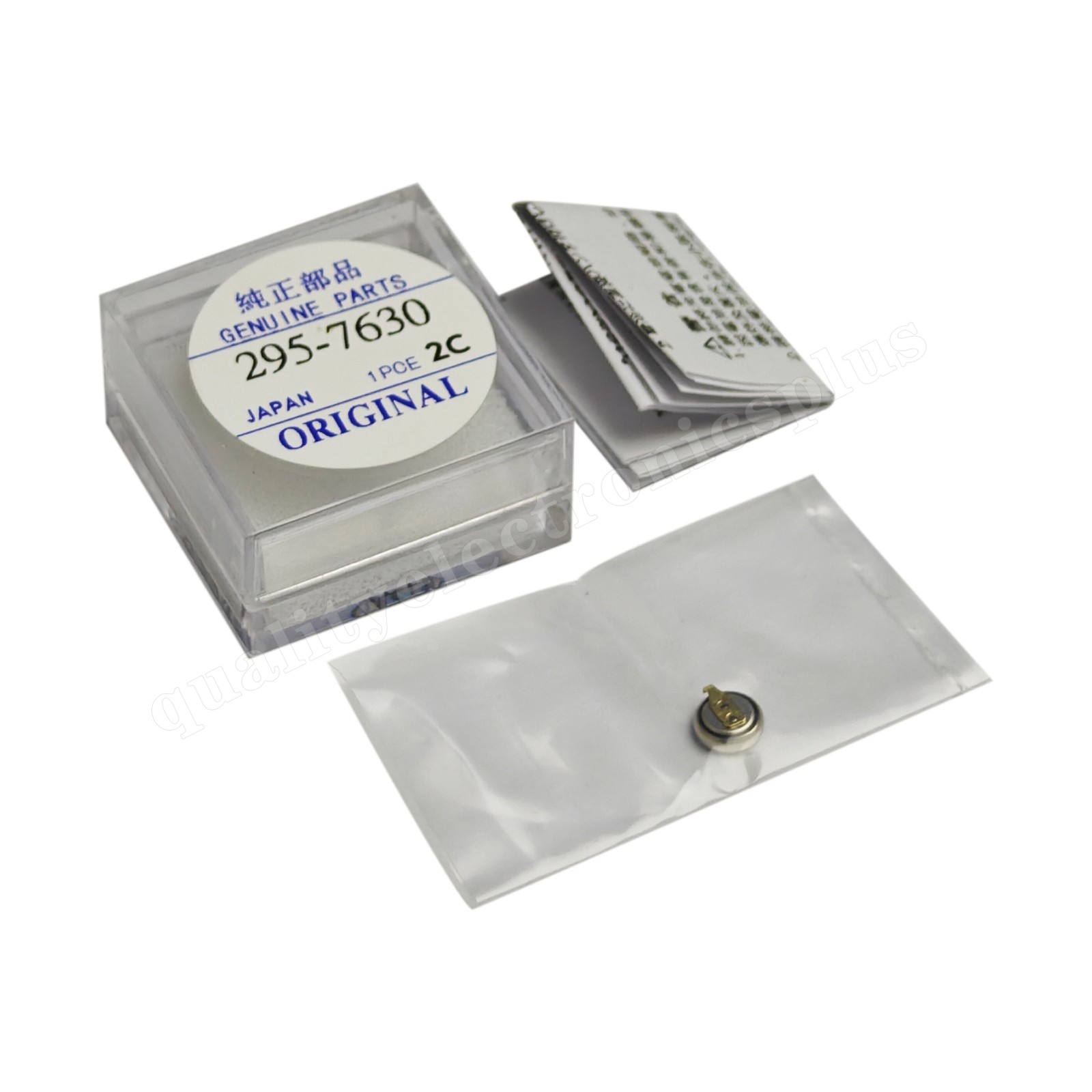 For Citizen Eco-Drive 295-7630 MT516F Rechargeable Battery Capacitor Sealed New