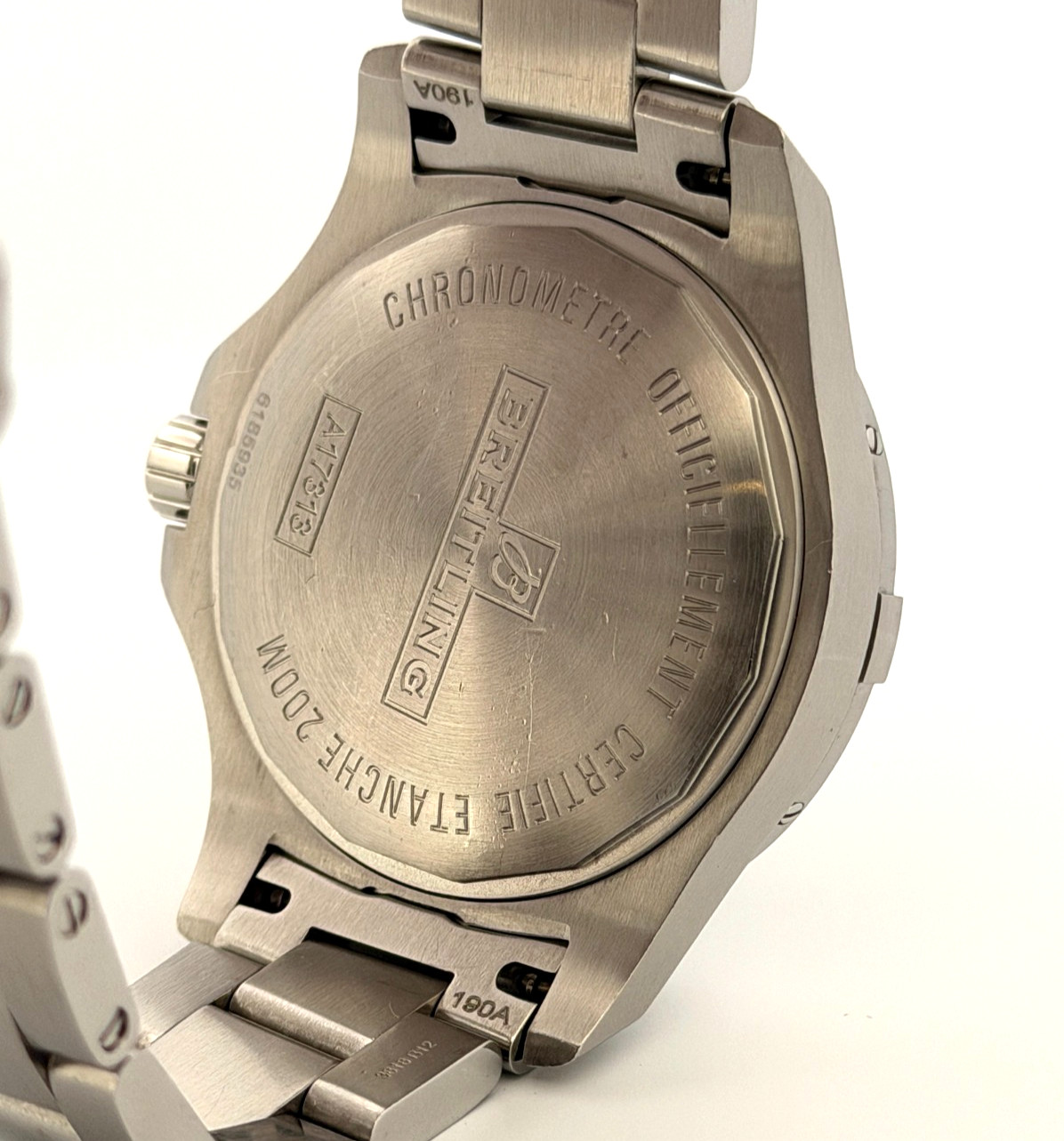 Breitling A17313 Chronometer Colt 41mm Gray Dial Automatic Stainless Steel