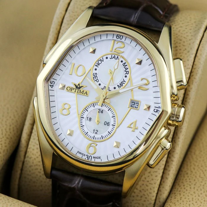 Optima – Swiss Multifunction – OSC272-GL-7 Multifunctions Swiss Quartz 42 x