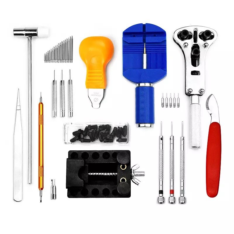 Watch Back Cover Case Opener Remover Battery Change Watchmaker Repair Tool Kit U