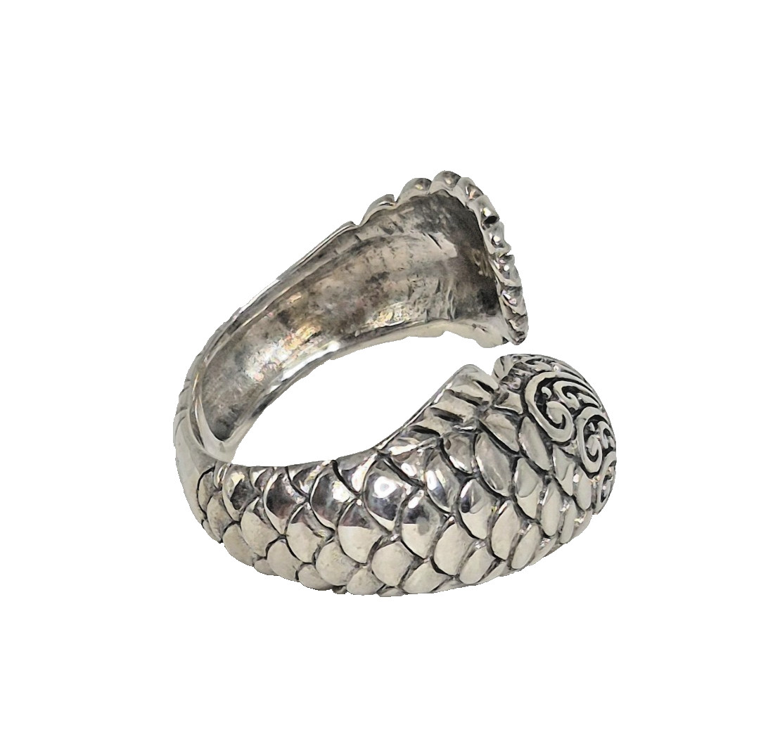 Bali Legacy Sterling Silver Koi Fish Ring Size 7 (6.10 g)