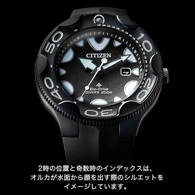 Citizen Promaster MARINE BN0235-01E Black Diver Solar Eco-Drive Men Watch New