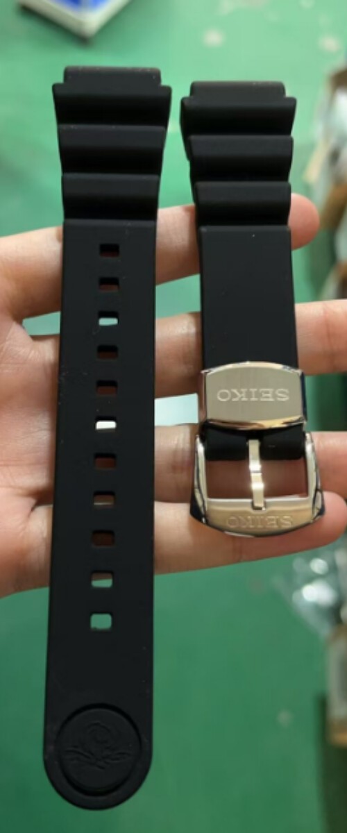 20-22mm for SEIKO Prospex BLACK SRP779 SRPC91 Silicon Rubber Watch Band.
