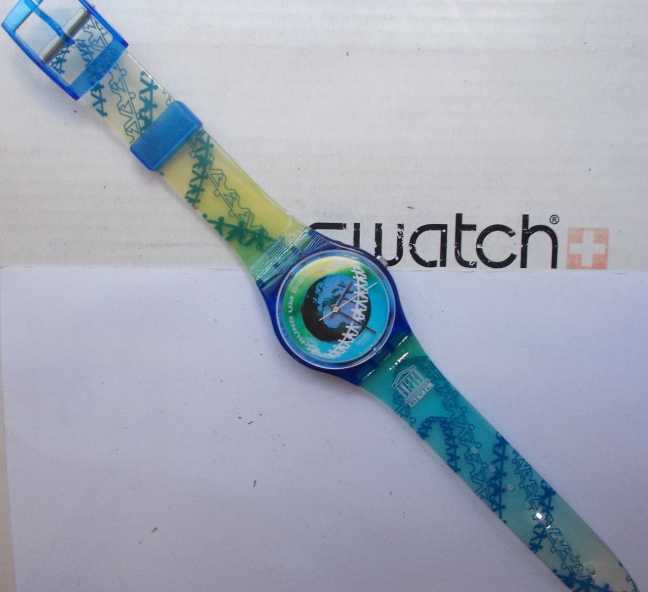 SWATCH SPECIAL ” RUND UM DIE UHR ” ’95 PRISTINE VINTAGE WOW RARE L@@K
