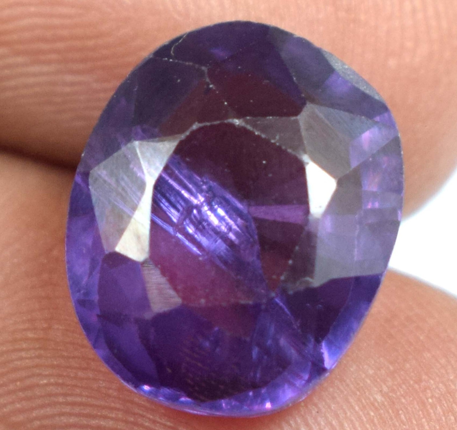 Certified Natural Color Changing Alexandrite 6.65 Ct/11 mm Oval Gemstone E8908