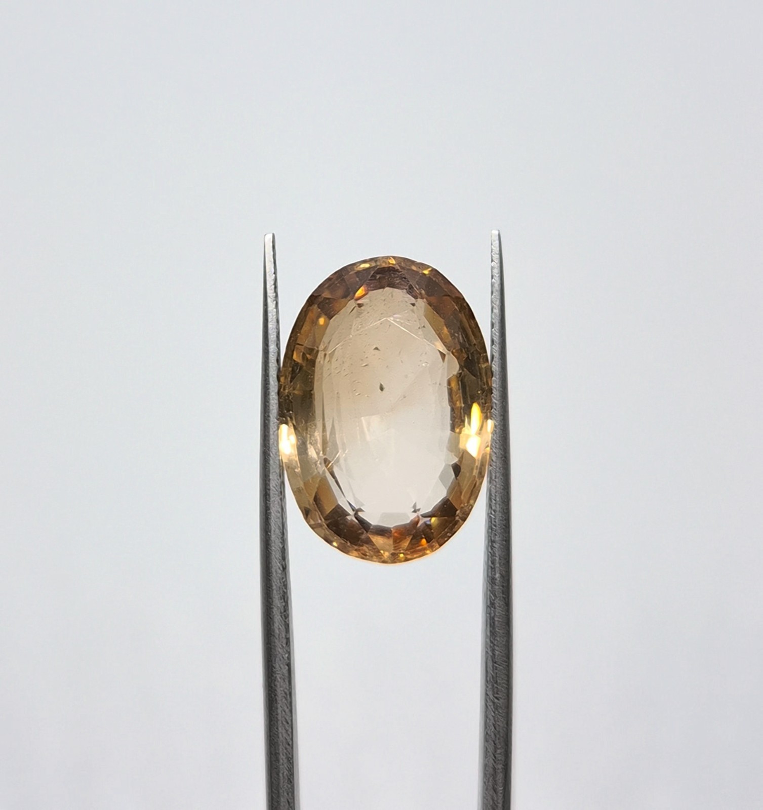 13.20ct Natural Imperial Topaz Loose Gemstone Oval Cut For Making Jewellery