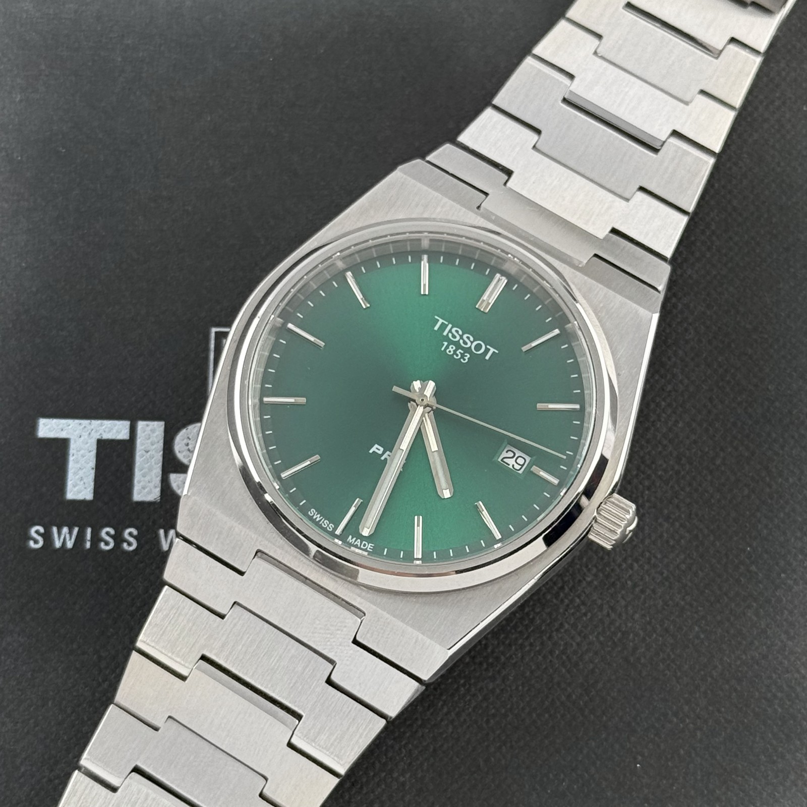 Tissot PRX Swiss Men’s Quartz Watch 40MM Green Dial T137.410.11.091.00
