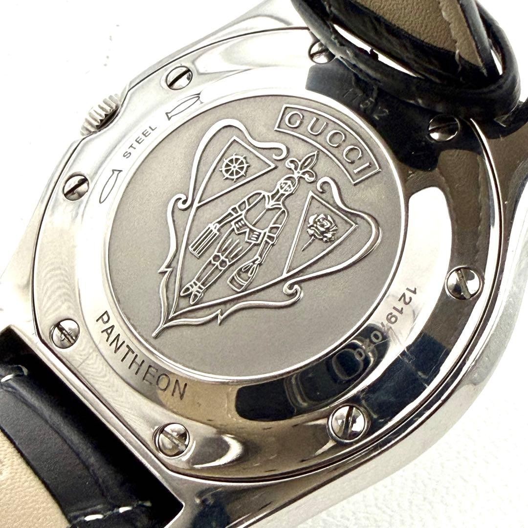 Gucci Pantheon 115.2 Quartz Date Wrist 19.5cm Mens Watch