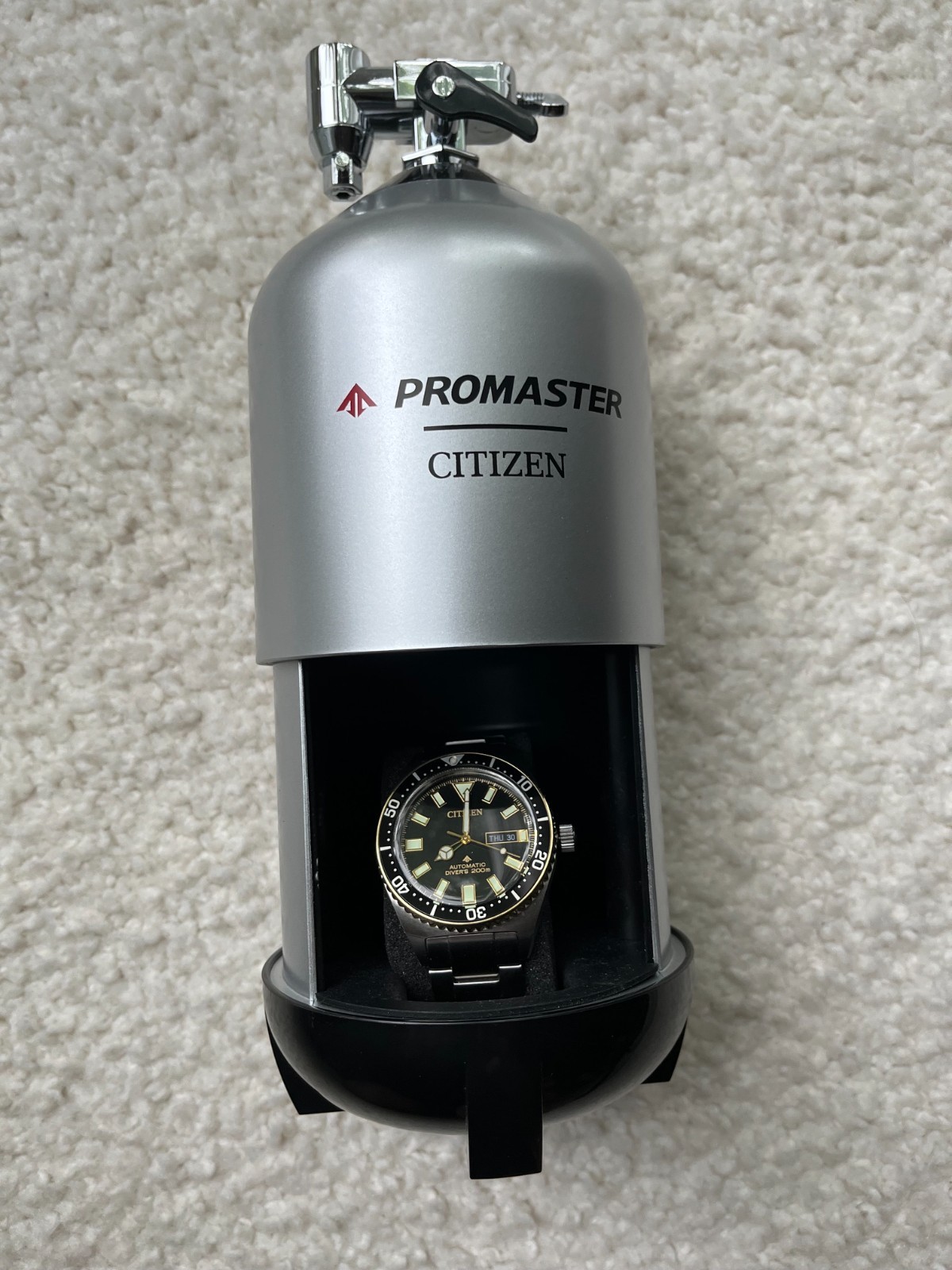 Excellent – Citizen Promaster Diver Automatic Men’s Watch Black Dial NY0125-83E