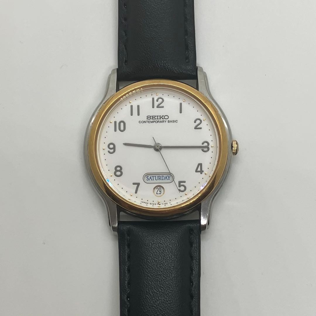 New Battery SEIKO CONTEMPORARY BASIC New Belt