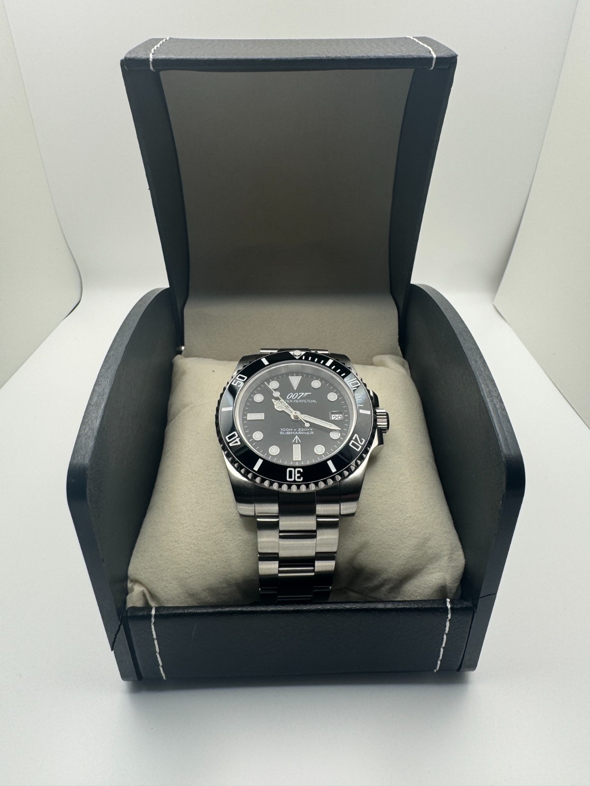 James Bond 007 BOND ‘Goldfinger’ Seiko NH35 Automatic Movement Watch Black