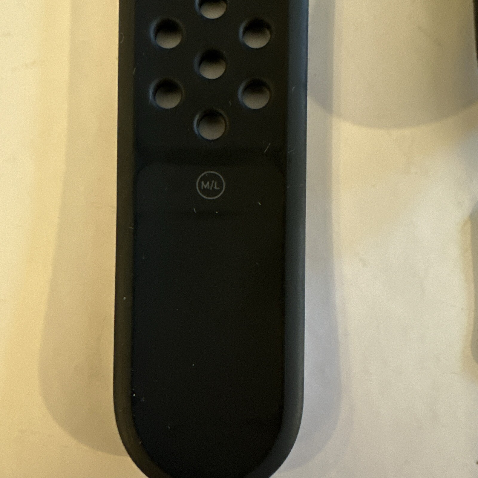 Apple Watch Nike Sport Band 45mm (42/44/46/49) Genuine OEM Black S/M/L Used